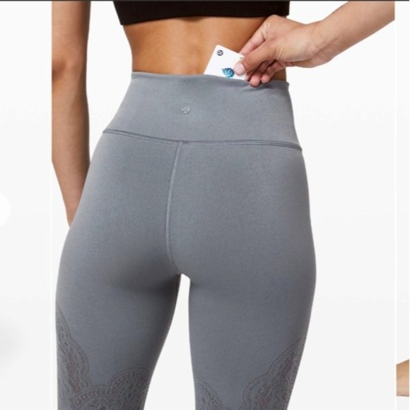 Lululemon Reveal Tight *Zen Expression Solar Grey - Picture 4 of 12